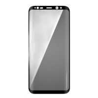 Ochranné sklo pro Samsung Galaxy S8 Plus - Černé, zaoblené