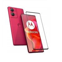 Ochranné sklo pro Motorola Moto G85 - Černé, zaoblené