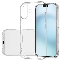 Silikonový kryt pro iPhone 16 - Průhledný