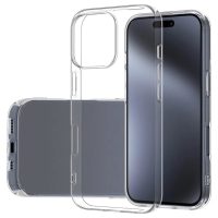 Silikonový kryt pro iPhone 16 Pro - Průhledný