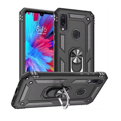 Foto - Armor silikonový kryt pro Xiaomi Redmi Note 7 a 7 Pro - Černý