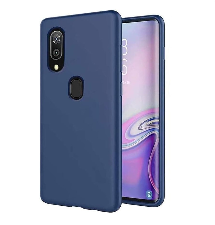 Silikonový kryt pro Samsung Galaxy A40 - Modrý